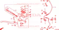 CILINDRO MAESTRO FRENO(SH300/R) per Honda SH 300 2009