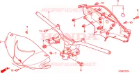 CONDOTTO MANIGLIA/COPERTURA MANIGLIA per Honda SH 300 2009