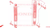 CUSCINO POSTERIORE per Honda SH 300 2009