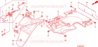 PARAFANGO POSTERIORE per Honda SH 300 2009