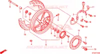 RUOTA ANTERIORE per Honda SH 300 2009