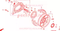 RUOTA POSTERIORE/BRACCIO OSCILLANTE per Honda SH 300 2009