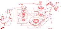 SERBATOIO COMBUSTIBILE per Honda SH 300 2009