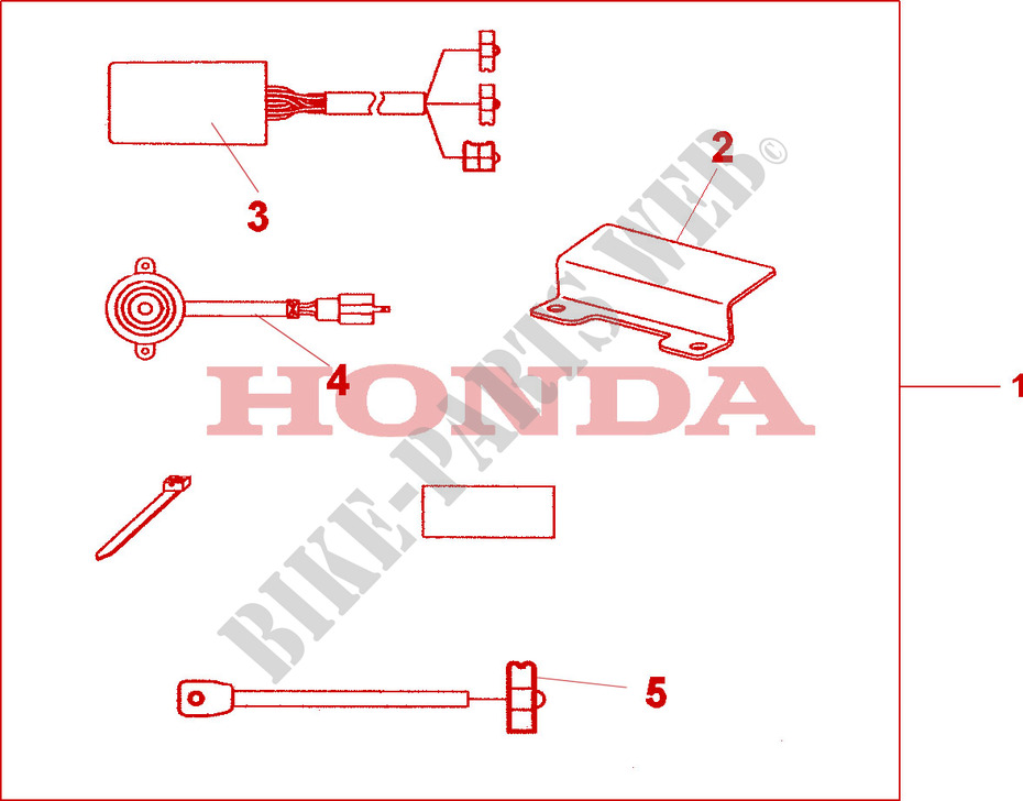 ANTIFURTO per Honda SH 300 SPECIAL 2009