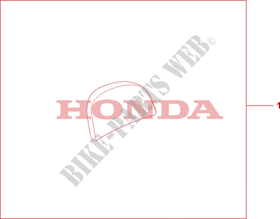 SCHIENALINO BAULETTO per Honda SH 300 2009