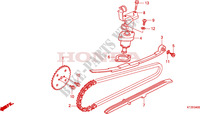 CATENA CAMMA/TENSIONE per Honda PES 150 INJECTION 2007