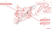 MARCHIO  per Honda PES 125 INJECTION SPECIAL 2007