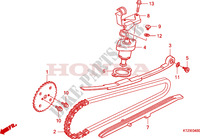 CATENA CAMMA/TENSIONE per Honda PES 150 R INJECTION 2010