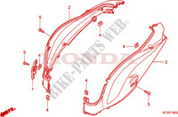 COPERTURA CORPO per Honda PES 125 INJECTION 2012