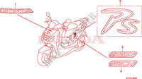 MARCHIO  per Honda PES 125 INJECTION 2012