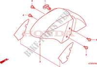 PARAFANGO ANTERIORE per Honda PES 125 INJECTION 2012