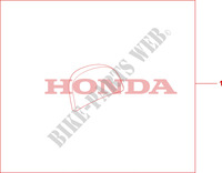 SCHIENALINO BAULETTO per Honda PES 125 INJECTION SPORTY SPECIAL 2009