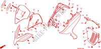 COPERTURA ANTERIORE/VISIERA INDICATORE per Honda REFLEX 250 SPORT 2008