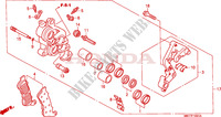 CALIBRO FRENO ANTERIORE(D.) (XL1000VA) per Honda XL 1000 VARADERO ABS RED 2009