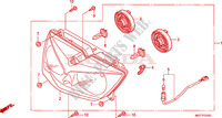 FANALE per Honda XL 1000 VARADERO ABS RED 2008