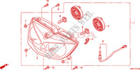 FANALE per Honda XL 1000 VARADERO ABS BLANCHE 2011