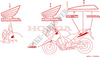 MARCHIO per Honda CBF 600 NAKED ABS 34HP 2004