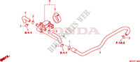 CONTROLLO INIEZIONE ARIA VALVOLA(2) per Honda CBF 600 FAIRING ABS 25KW 2008