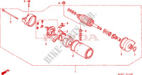 MOTORE AVVIAMENTO (CBF600S6/SA6/N6/NA6) per Honda CBF 600 FAIRING 25KW 2005
