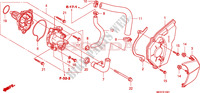 POMPA ACQUA (CBF600S8/SA8/N8/NA8) per Honda CBF 600 FAIRING ABS 25KW 2008
