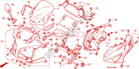 RIPARO (CBF600S8/SA8) per Honda CBF 600 FAIRING ABS 2008