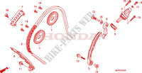 CATENA CAMMA/TENSIONE per Honda CBF 600 NAKED ABS 34CV 2009