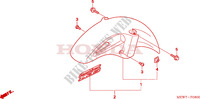 PARAFANGO ANTERIORE per Honda DEAUVILLE 700 ABS 2010