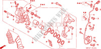 CALIBRO FRENO ANTERIORE D. (CBF1000A/T/S) per Honda CBF 1000 T ABS 2007