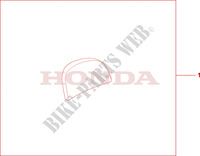 SCHIENALE TOP BOX per Honda CBF 1000 S ABS 2007