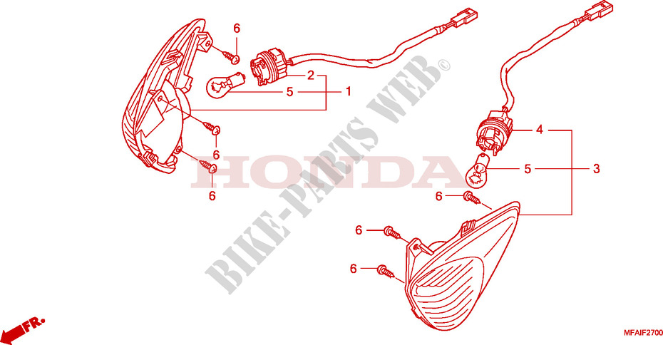 FRECCIA per Honda CBF 1000 2009