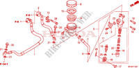 MAESTRO FRENO POSTERIORE CILINDRO(CBF1000A/T/S) per Honda CBF 1000 ABS 2011