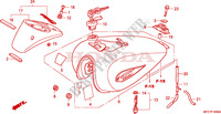 SERBATOIO COMBUSTIBILE per Honda SHADOW VT 750 SPIRIT 2008