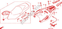 SEDILE/PORTATORE POSTERIORE per Honda TRANSALP 700 2011
