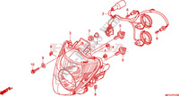 FANALE per Honda CB 600 F HORNET ABS 34HP BLANCHE 2009