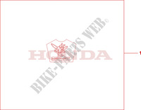 KIT LOGO SE per Honda CB 600 F HORNET RAYURES 34HP 2010