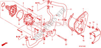 POMPA ACQUA per Honda CB 600 F HORNET ABS 34HP 2010