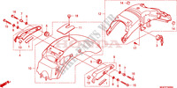 PARAFANGO POSTERIORE per Honda VT 750 S 2010