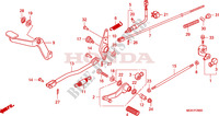 PEDALE per Honda VT 750 S 2011