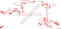 PEDALE per Honda CBR 600 F SPECIAL 2011