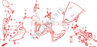 RIPARO SUPERIORE per Honda CBR 600 F ABS 2011