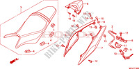 SEDILE/RIPARO POSTERIORE per Honda CBR 600 F ABS 2011
