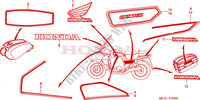 MARCHIO/STRISCIA (DK/2DK/3DK/4DK/5DK/6DK) per Honda CBX 750 PATROL LIGHT 2001