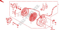 AVVIATORE RINCULO per Honda TRX 250 FOURTRAX RECON Electric Shift 2010