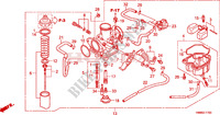 CARBURATORE per Honda TRX 250 FOURTRAX RECON Standard 2010