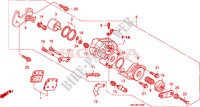 CALIBRO FRENO POSTERIORE per Honda SPORTRAX TRX 400 X 2009