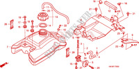 SERBATOIO COMBUSTIBILE (TRX400EX7) per Honda FOURTRAX SPORT 400 EX 2007