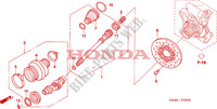 ALBERO ELICA per Honda FOURTRAX 680 RINCON 2009 2010
