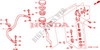 CILINDRO MAESTRO FRENO per Honda FOURTRAX 680 RINCON 2009