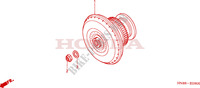 CONVERTITORE TORSIONE per Honda FOURTRAX 680 RINCON 2011