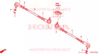ASTA COLLEGAMENTO per Honda FOURTRAX 500 FOREMAN 4X4 Electric Shift 2008